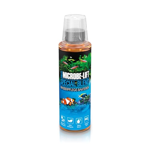 MICROBE-LIFT Special Blend - 251 ml - Lebende Bakterien zur Wasserreinigung, baut organische Abfälle & Nitrat ab, für Meer- und Süßwasseraquarien, 100% biologisch von MICROBE-LIFT