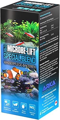 MICROBE-LIFT Special Blend - 473 ml - Lebende Bakterien zur Wasserreinigung, baut organische Abfälle & Nitrat ab, für Meer- und Süßwasseraquarien, 100% biologisch von MICROBE-LIFT