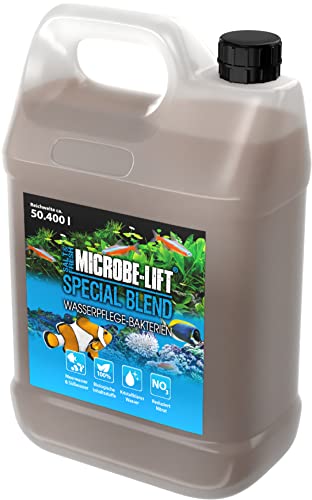 MICROBE-LIFT Special Blend - 3785 ml - Lebende Bakterien zur Wasserreinigung, baut organische Abfälle & Nitrat ab, für Meer- und Süßwasseraquarien, 100% biologisch von MICROBE-LIFT