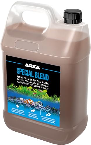 Aquarium Bakterien 3785 ml – ARKA Special Blend – Reduziert Nitrat & organische Abfälle – Kristallklares Wasser & Geruchstopp – Für Süß- & Meerwasser – 100 % biologische Bakterien von ARKA