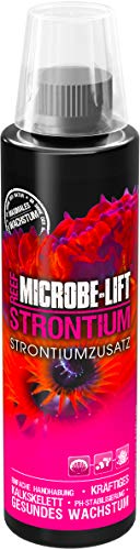 MICROBE-LIFT Strontium - 236 ml - Fördert die Gesundheit und das Wachstum von Korallen im Meerwasseraquarium durch gezielte Strontiumzugabe. von MICROBE-LIFT