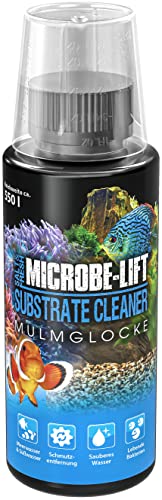 Microbe-Lift® - Substrate Cleaner | 100% biologische flüssige Mulmglocke zur Reinigung des Bodengrunde von Mulm und Schmutz in jedem Meerwasser und Süßwasser Aquarium | Inhalt: 118 ml von MICROBE-LIFT