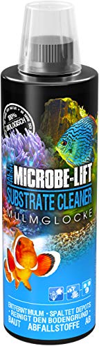 MICROBE-LIFT® - Substrate Cleaner | 100% biologische Mulmglocke zur Bekämpfung von Mulm und Schmutz | Für Süßwasser- und Meerwasseraquarium | Inhalt: 473ml von MICROBE-LIFT