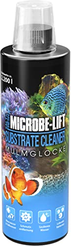 MICROBE-LIFT Substrate Cleaner - 473 ml - 100% biologische Bodenreinigung für Meer- & Süßwasseraquarien, entfernt Mulm & Schmutz, unterstützt gesundes Aquarienleben. von MICROBE-LIFT