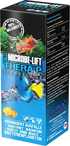Microbe-Lift TheraP - 118 ml - 100% biologische Tierpflege Bakterien, fördert Wachstum & Vitalität von Fischen in Meer- & Süßwasseraquarien, verringert Krankheitsfälle von MICROBE-LIFT