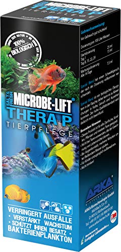 MICROBE-LIFT TheraP - 251 ml - 100% biologische Tierpflege Bakterien, fördert Wachstum & Vitalität von Fischen in Meer- & Süßwasseraquarien, verringert Krankheitsfälle von MICROBE-LIFT