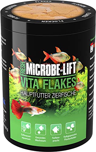 ARKA Vita Flakes - 1000 ml - Hochwertiges Flockenfutter als Alleinfutter, fördert Gesundheit und Vitalität von Fischen in Süßwasseraquarien ARKA Vita Flakes - 1000 ml - Hochwertiges Flockenfutter als Alleinfutter, fördert Gesundheit und Vitalität von Fischen in Süßwasseraquarien von ARKA