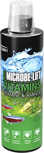 MICROBE-LIFT® - Vitamins | Vitamine und Aminosäuren für Fische in jedem Süßwasser Aquarium | Fördert die Farbenpracht und Vitalität | Inhalt: 473 ml von MICROBE-LIFT