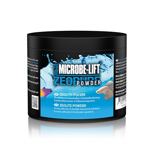 Microbe-Lift Zeopure Powder - Zeolith-Pulver für kristallklares Wasser, entfernt Schadstoffe, Süß- und Meerwasser Aquarium, 500ml / 250g von ARKA