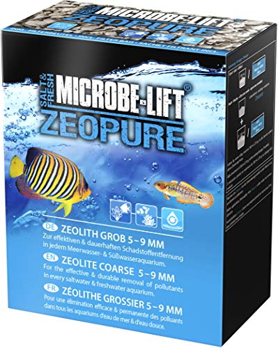 MICROBE-LIFT Zeopure - Premium Zeolith Filtermedium, hilft bei Algen, Giftstoffen und Schwermetallen im Aquarium, 1000ml von MICROBE-LIFT