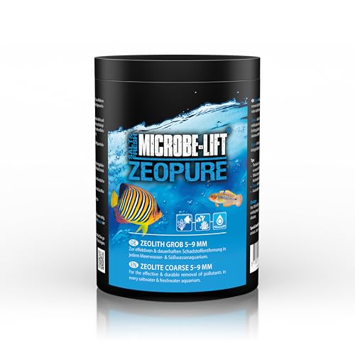 MICROBE-LIFT Zeopure - Premium Zeolith Filtermedium, hilft bei Algen, Giftstoffen und Schwermetallen im Aquarium, 1000ml von MICROBE-LIFT