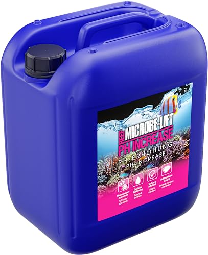 MICROBE-LIFT pH Increase - 5000 ml - Sichere und schnelle pH-Wert Anhebung für Meerwasseraquarien, unbedenklich für Fische, Korallen und Garnelen. von MICROBE-LIFT