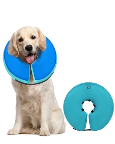 MIDOG Aufblasbares Hundehalsband Alternative nach Operationen – weicher schützender Hundekegel für große, mittelgroße und kleine Hunde und Katzen, elisabethanisches Halsband für Hunde gegen Lecken von MIDOG