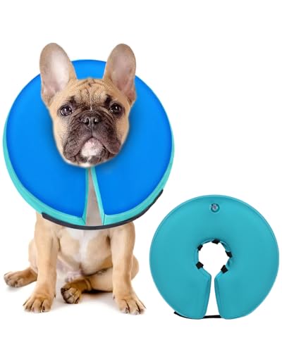 MIDOG Aufblasbares Hundehalsband Alternative nach Operationen – weicher schützender Hundekegel für große, mittelgroße und kleine Hunde und Katzen, elisabethanisches Halsband für Hunde gegen Lecken von MIDOG