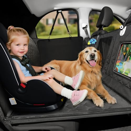 MIDOG Extender Rücksitz für Hunde, Rücksitzbezug mit harter Unterseite, wasserdicht und rutschfest, kompatibel mit Kinderautositzen – ideal für Auto und SUV von MIDOG