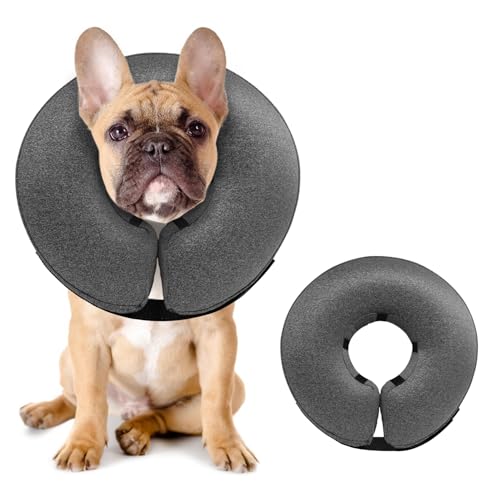 MIDOG Hundehalsband, aufblasbares Hundehalsband, Donut-Halsband, Alternative nach Operationen, weicher schützender Genesungskegel für kleine, mittelgroße und große Hunde und Katzen, Welpen MIDOG Hundehalsband, aufblasbares Hundehalsband, Donut-Halsband, Alternative nach Operationen, weicher schützender Genesungskegel für kleine, mittelgroße und große Hunde und Katzen, Welpen von MIDOG