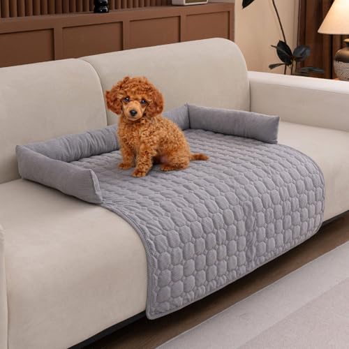 MIFXIN Kordsamt Haustier Sofa Kissen - Haustier Sofabezug für Sofa, Hundesofa-Matratze, Waschbarer Plüsch-Sofabezug für Hunde und Katzen, Flauschiges Hundesofabett mit rutschfester Unterseite MIFXIN Kordsamt Haustier Sofa Kissen - Haustier Sofabezug für Sofa, Hundesofa-Matratze, Waschbarer Plüsch-Sofabezug für Hunde und Katzen, Flauschiges Hundesofabett mit rutschfester Unterseite von MIFXIN