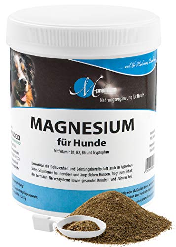 MIGOCKI MAGNESIUM – 500 g – Premium Ergänzungsfuttermittel für Hunde – Unterstützung des gesunden Nervensystems für mehr Gelassenheit, fördert einen lockeren Muskeltonus, gesunde Knochen und Zähne von MIGOCKI