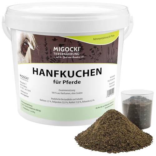 HANFKUCHEN für Pferde - Haut und Gelenke Futterergänzung 3 kg von MIGOCKI