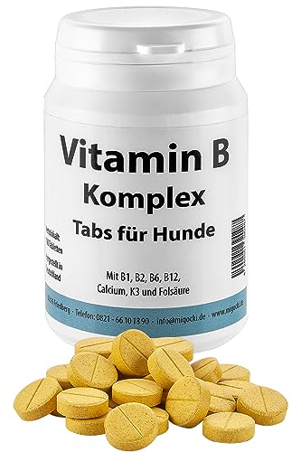 MIGOCKI Vitamin B-KOMPLEX für Hunde - Nervensystem (100 Tabletten) von MIGOCKI