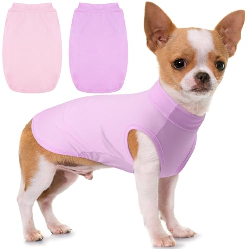 MIGOHI 2er-Pack atmungsaktive Hunde-T-Shirts, Hunde-T-Shirt für kleine Hunde, Jungen und Mädchen, Sonnenschutz-Tanktop, ärmellose Weste, Sommer, Welpen-Shirt für Loungewear, Strand, Park, Chihuahua, MIGOHI 2er-Pack atmungsaktive Hunde-T-Shirts, Hunde-T-Shirt für kleine Hunde, Jungen und Mädchen, Sonnenschutz-Tanktop, ärmellose Weste, Sommer, Welpen-Shirt für Loungewear, Strand, Park, Chihuahua, von MIGOHI
