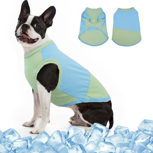 MIGOHI Dehnbares Hunde-T-Shirt, vermeidet Hitzeerschöpfung, Hundekleidung, mittelgroße männliche und weibliche Hunde, ärmellose Westen für den Sommer, schützt die Haut des Hundes bei heißem Wetter MIGOHI Dehnbares Hunde-T-Shirt, vermeidet Hitzeerschöpfung, Hundekleidung, mittelgroße männliche und weibliche Hunde, ärmellose Westen für den Sommer, schützt die Haut des Hundes bei heißem Wetter von MIGOHI