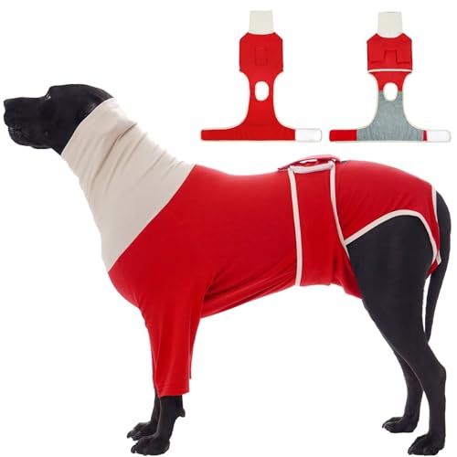MIGOHI Ganzkörperanzug zur Genesung von Hunden, atmungsaktiver Genesungsanzug für weibliche und männliche Hunde, Einteiler gegen Lecken, Alternative für kastrierte Neuter, chirurgischer Genesungsanzug MIGOHI Ganzkörperanzug zur Genesung von Hunden, atmungsaktiver Genesungsanzug für weibliche und männliche Hunde, Einteiler gegen Lecken, Alternative für kastrierte Neuter, chirurgischer Genesungsanzug von MIGOHI
