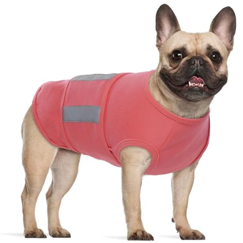 MIGOHI Hunde-Angstweste, verstellbar, beruhigender Wickel für große Hunde, Gewitter, Feuerwerk, Reise- und Trennungslinderung, Größe M, ShellPink MIGOHI Hunde-Angstweste, verstellbar, beruhigender Wickel für große Hunde, Gewitter, Feuerwerk, Reise- und Trennungslinderung, Größe M, ShellPink von MIGOHI