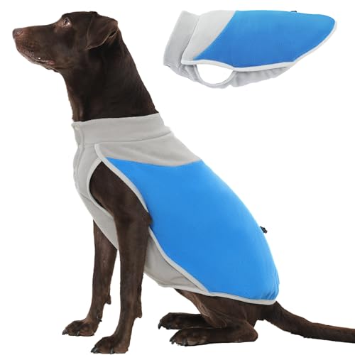 MIGOHI Hunde-Fleeceweste mit Loch für die Leine – weicher Thermo-Pullover, warme Wintermäntel mit verstellbarem Knopfkragen für kleine, mittelgroße und große Hunde, Pullover, Hundejacke, kaltes Wetter MIGOHI Hunde-Fleeceweste mit Loch für die Leine – weicher Thermo-Pullover, warme Wintermäntel mit verstellbarem Knopfkragen für kleine, mittelgroße und große Hunde, Pullover, Hundejacke, kaltes Wetter von MIGOHI