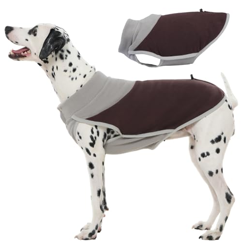 MIGOHI Hunde-Fleeceweste mit Loch für die Leine – weicher Thermo-Pullover, warme Wintermäntel mit verstellbarem Knopfkragen für kleine, mittelgroße und große Hunde, Pullover, Hundejacke, kaltes Wetter MIGOHI Hunde-Fleeceweste mit Loch für die Leine – weicher Thermo-Pullover, warme Wintermäntel mit verstellbarem Knopfkragen für kleine, mittelgroße und große Hunde, Pullover, Hundejacke, kaltes Wetter von MIGOHI