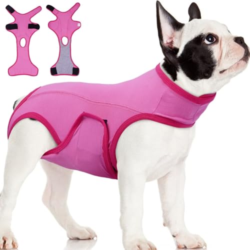 MIGOHI Hundeanzug nach Operationen, Wundschutz, chirurgischer Anzug für Hunde, Hündinnen, Heilungshemden für Hündinnen, Bauchwunden, französische Bulldogge, Größe M, Rosa MIGOHI Hundeanzug nach Operationen, Wundschutz, chirurgischer Anzug für Hunde, Hündinnen, Heilungshemden für Hündinnen, Bauchwunden, französische Bulldogge, Größe M, Rosa von MIGOHI