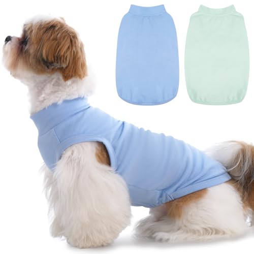 MIGOHI Leichte Hunde-Shirts, weiche Hunde-T-Shirts für mittelgroße Hunde, Jungen und Mädchen, rosa Hemd für Hunde, mittelgroße Hunde-Shirts für weibliche Männer, Chihuahua-Hemd, Blau und Grün, Größe MIGOHI Leichte Hunde-Shirts, weiche Hunde-T-Shirts für mittelgroße Hunde, Jungen und Mädchen, rosa Hemd für Hunde, mittelgroße Hunde-Shirts für weibliche Männer, Chihuahua-Hemd, Blau und Grün, Größe von MIGOHI
