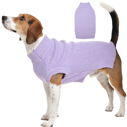 MIGOHI XXL-Hundepullover, Weihnachtspullover, süße Hunde, Herbst-Winter-Tuch, hochwertiger, ärmelloser Pullover, hautfreundliche Hunde-Strickware, Spazierengehen, Geburtstag, XXL, Lila MIGOHI XXL-Hundepullover, Weihnachtspullover, süße Hunde, Herbst-Winter-Tuch, hochwertiger, ärmelloser Pullover, hautfreundliche Hunde-Strickware, Spazierengehen, Geburtstag, XXL, Lila von MIGOHI