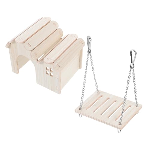 MINAOLULUS 1 Satz Holzkletterkabine Klettergerüste für Hamster Hamsterzubehör Chinchilla-Käfigspielzeug Rattenholzspielzeug kletterndes Hamsterspielzeug Holzhamster Beige MINAOLULUS 1 Satz Holzkletterkabine Klettergerüste für Hamster Hamsterzubehör Chinchilla-Käfigspielzeug Rattenholzspielzeug kletterndes Hamsterspielzeug Holzhamster Beige von MINAOLULUS