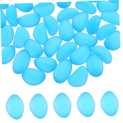MINAOLULUS 1 Set Aquarium Landschaftsbau Stein Aquarium Kiesel Für Tropische Fische Leuchtende Steine Aquarium Felsen Kies Aquarium Kiesel Blumentopf Kiesel Himmelblaues von MINAOLULUS