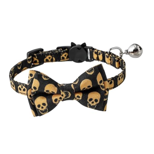 MINAOLULUS Einzigartiges Halloween-haustierhalsband Mit - Und Fledermausmotiv Bequem Für Das Partykleid Ihres Haustieres von MINAOLULUS