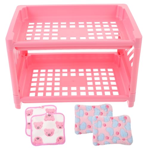 MINAOLULUS 1Satz Kleintierbett für Meerschweinchen Frettchen und Ratten Doppelschichtiges Versteckbett Decken für Schlafumgebung für Kleinen Haustiere Teilig MINAOLULUS 1Satz Kleintierbett für Meerschweinchen Frettchen und Ratten Doppelschichtiges Versteckbett Decken für Schlafumgebung für Kleinen Haustiere Teilig von MINAOLULUS