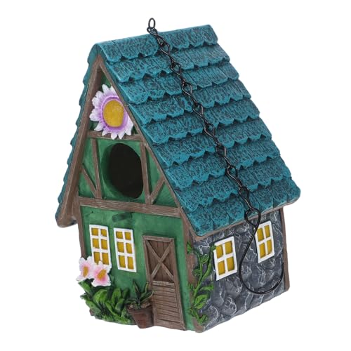 MINAOLULUS 1Stück Vogelhaus Hochwertigem Harz Handgemachtes für Garten und Veranda für Vögel Aufzuhängen und Einzigartiges Design MINAOLULUS 1Stück Vogelhaus Hochwertigem Harz Handgemachtes für Garten und Veranda für Vögel Aufzuhängen und Einzigartiges Design von MINAOLULUS