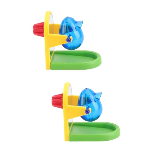 MINAOLULUS 2 STK fehlende Lebensmittelspielzeuge intelligenzspielzeug Bird Toys Vogelfutterspielzeug Haustier-Vogel-Trainingsspielzeug pädagogisches Papageienspielzeug Haustier Spielzeug von MINAOLULUS
