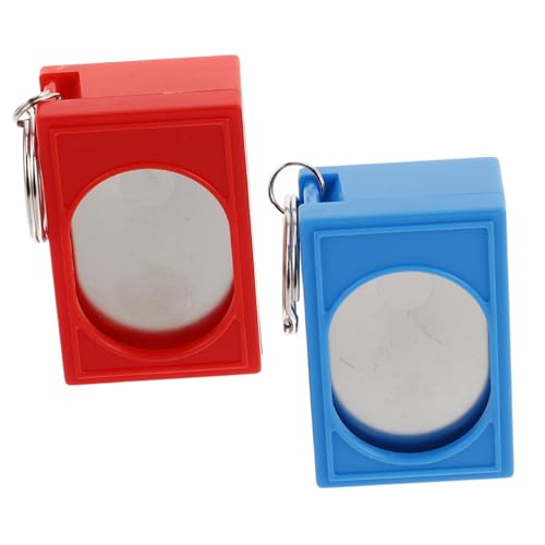 MINAOLULUS 2 Stück Haustier-Clicker Haustiere Katzen-Clicker-Trainer Klicker trainieren Hundeklicker Trainingsgeräte für Hunde Clicker-Trainingsset für Hunde Hundetraining Glocke Plastik von MINAOLULUS