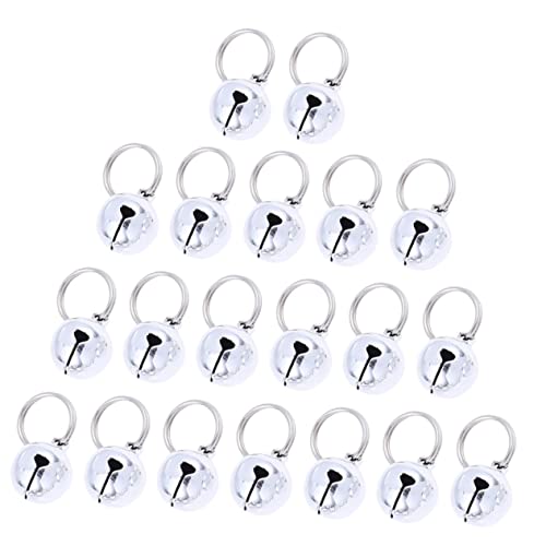 MINAOLULUS 20st Offene Kupferglocke Dekorative Glocken Verstellbare Hundehalsbänder Kätzchenhalsbandglocke Glöckchenverzierung Praktische Hundeglocken Handwerk Glocken Masse Silver MINAOLULUS 20st Offene Kupferglocke Dekorative Glocken Verstellbare Hundehalsbänder Kätzchenhalsbandglocke Glöckchenverzierung Praktische Hundeglocken Handwerk Glocken Masse Silver von MINAOLULUS