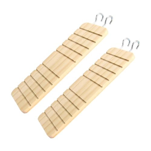 MINAOLULUS 2stücke Hamster Holzleiter Spielzeug Für Kleintiere Klettergerüst Für Hamsterkäfig Natürliches Zubehör Spiel Und Bewegung MINAOLULUS 2stücke Hamster Holzleiter Spielzeug Für Kleintiere Klettergerüst Für Hamsterkäfig Natürliches Zubehör Spiel Und Bewegung von MINAOLULUS