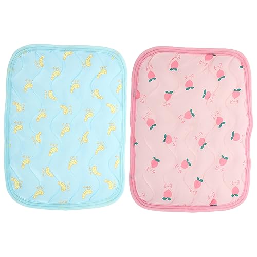 MINAOLULUS 2stücke Kühlmatte Für Kleintiere Selbstkühlende Sommermatte Für Hamster Und Kaninchen Leicht Und Tragbar Für Wärme Und Schlafkomfort Im Käfig Oder Auslaufgehege von MINAOLULUS