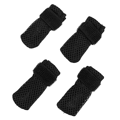 MINAOLULUS 4Stücke Katzenpfotenschuhe Kratzfeste Katzensocken aus Strapazierfähigem Schützende Kappen für Katzenpfoten Anzuziehen für Innenbereiche MINAOLULUS 4Stücke Katzenpfotenschuhe Kratzfeste Katzensocken aus Strapazierfähigem Schützende Kappen für Katzenpfoten Anzuziehen für Innenbereiche von MINAOLULUS