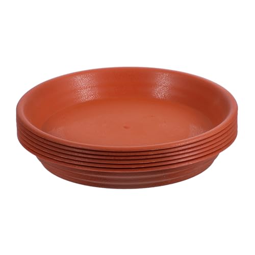 MINAOLULUS 6 Stück Blumentopf Tablett pflanzentopf untersetzer Pflanzgefäß Untersetzer Pflanzschale für Blumentöpfe Pflanzentopf Wasserschale Topf Untertasse Pflanzenuntersetzer pp von MINAOLULUS