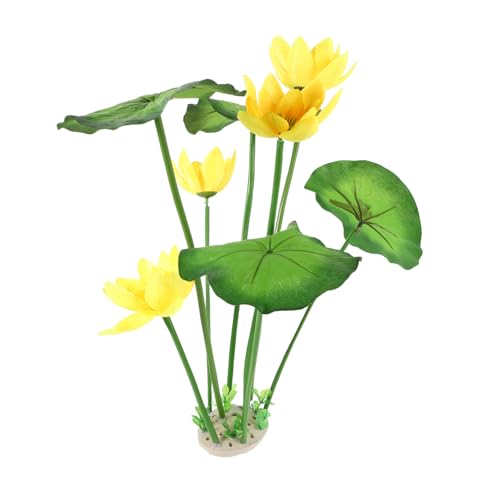 MINAOLULUS Aquarium Künstliche Aquarienblumen Aquarienpflanzen aus Seide Dekorationen für Aquarien Gefälschte Pflanzen für Fischtank kleine Aquarienpflanzen Plastik Yellow MINAOLULUS Aquarium Künstliche Aquarienblumen Aquarienpflanzen aus Seide Dekorationen für Aquarien Gefälschte Pflanzen für Fischtank kleine Aquarienpflanzen Plastik Yellow von MINAOLULUS
