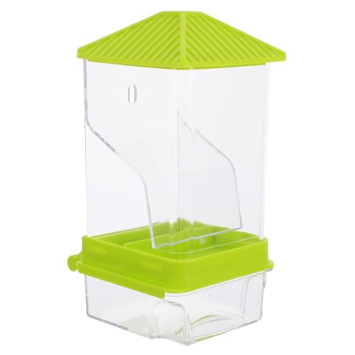 MINAOLULUS Automatischer Vogelfutterspender Käfigbecher Für Hühner Futternapf Für Papageien Haustier Vogel Versorgung Vogelfütterer Vogelfuttergericht Green Plastik MINAOLULUS Automatischer Vogelfutterspender Käfigbecher Für Hühner Futternapf Für Papageien Haustier Vogel Versorgung Vogelfütterer Vogelfuttergericht Green Plastik von MINAOLULUS