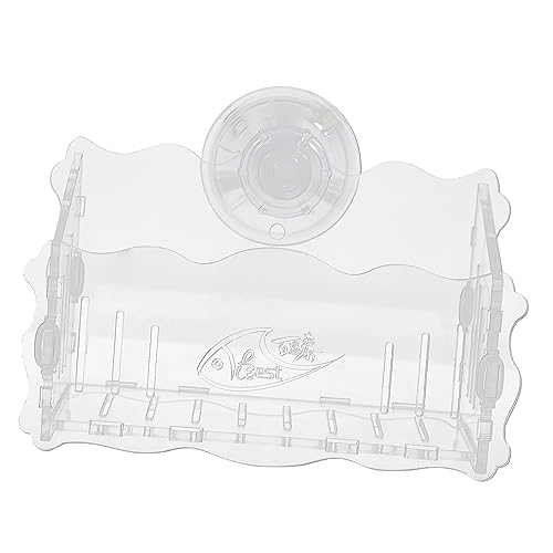 MINAOLULUS Befestigungs Rahmen Für Pflanzen Lebende Aquarienpflanzen Klare Pflanzentöpfe Acryl-Aquarium-pflanzgefäß Halter Für Aquarien Wasserpflanzer Mit Saugnäpfen Fischzuchtbecher Plastik von MINAOLULUS