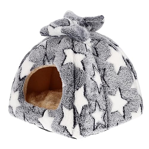 MINAOLULUS Flauschiges Hamsterhaus für Kleintiere Warmes Rattennest mit Weichem Fleece für Winter Gemütlicher Rückzugsort für Hamster und Andere Nagetiere MINAOLULUS Flauschiges Hamsterhaus für Kleintiere Warmes Rattennest mit Weichem Fleece für Winter Gemütlicher Rückzugsort für Hamster und Andere Nagetiere von MINAOLULUS