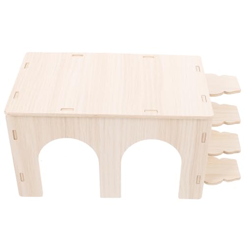 MINAOLULUS Hamster Holzhaus Versteck für Kleine Haustiere Wie Hamster und Verschleißfest und Langlebig Gemütliches Nest für Gesunde Bewegung MINAOLULUS Hamster Holzhaus Versteck für Kleine Haustiere Wie Hamster und Verschleißfest und Langlebig Gemütliches Nest für Gesunde Bewegung von MINAOLULUS